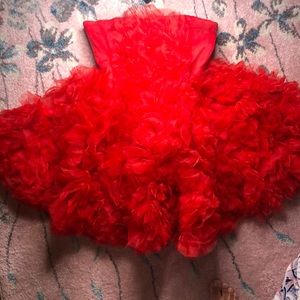 Pearl - Fancy Cocktail Red Dress